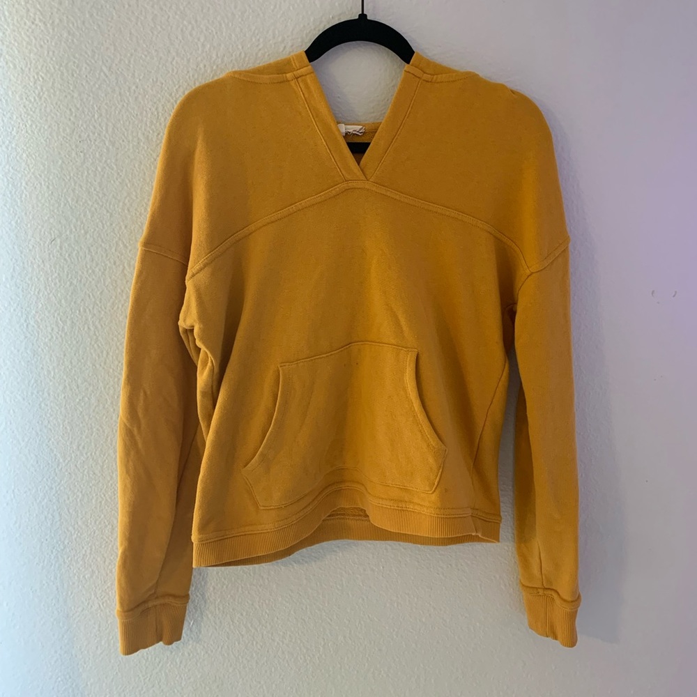 yellow light-weight hoodie